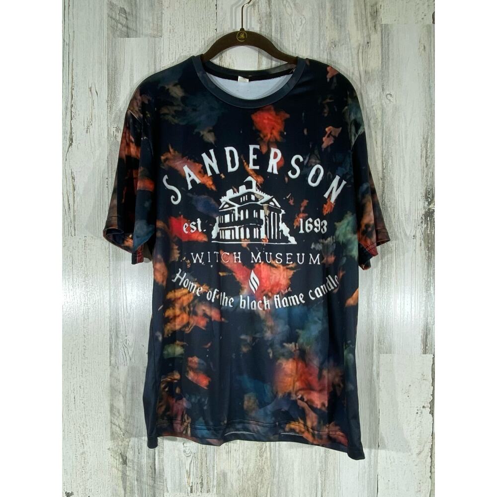 Sanderson Witch‎ Museum Home Of The Black Flame Candle Tshirt Approx Medium READ